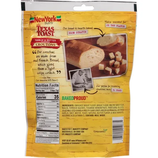Picture of New York Style Style Croutons, Garlic & Butter, Texas Toast