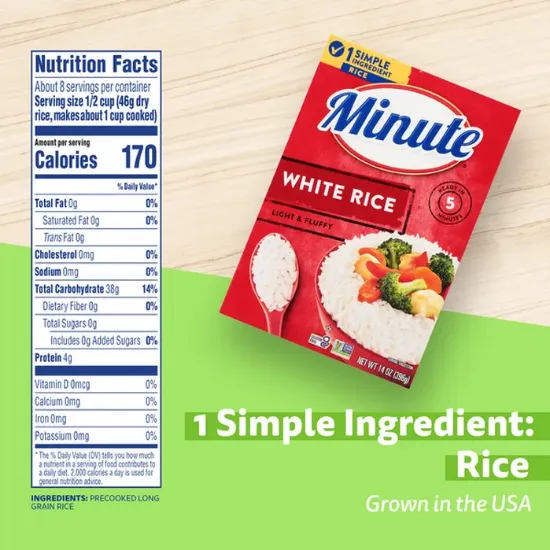 Picture of Minute Rice White Rice, Light & Fluffy
